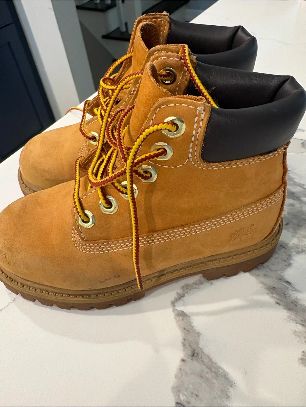 Boys Timberland Lace-Up Work Boots